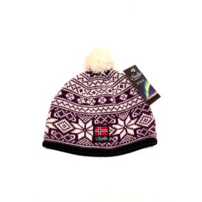 Nordlys  Mnstret ull lue med dusk