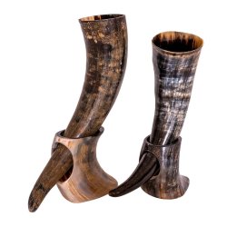 vikinghorn med holder