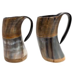 lkrus av horn med gravering