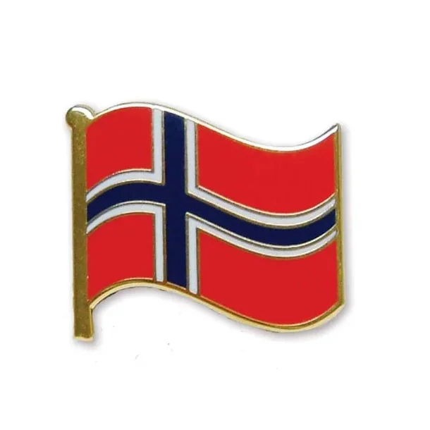 Pins Norsk flagg