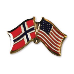 Pins Norge/Usa