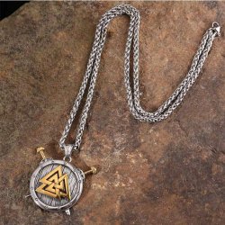 Vikingsmykke med valknute