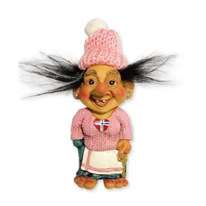 Genser Gerd med lue-lys rosa,magnet