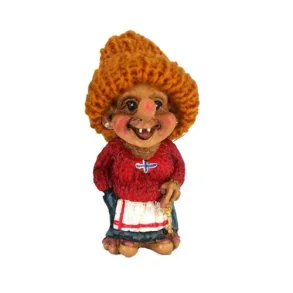 Genser Gerd med lue-dyp rd