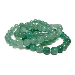 Aventurin Grnn 8 mm 19 cm