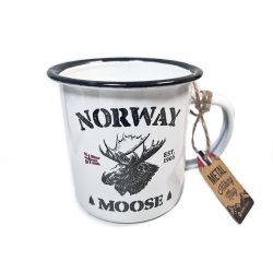 Emaljekopp, Elg, Hvit