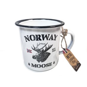 Emaljekopp, Elg, Hvit