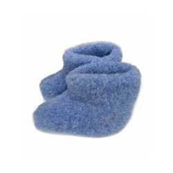 Barnetfler 100% Ull - BL. Antiskli sle. 