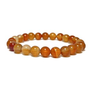 Karneol / Rd Agat 8 mm 19 cm