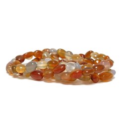 Karneol / Rd Agat nuggets 19 cm