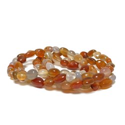 Karneol / Rd Agat nuggets 19 cm