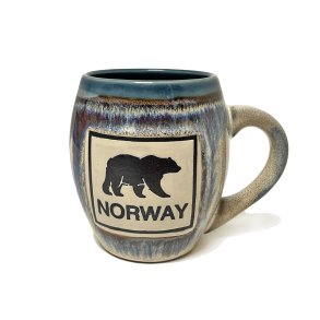 Keramisk krus med bjrn