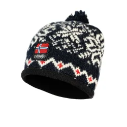 Nordlys  Turist ull lue med dusk