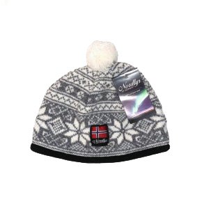 Nordlys  Mnstret ull lue med dusk