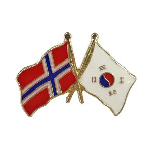 Pins Norge/S�r Korea