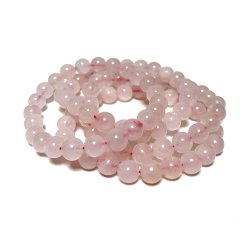 Rosenkvarts 8 mm 19 cm