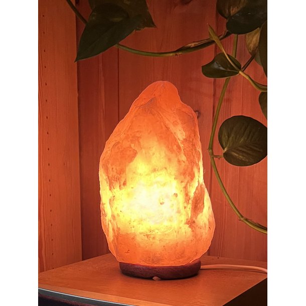 Saltlampe orange