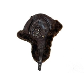 Saueskinnspilothatt Maverick M�RK BRUN