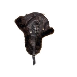 Saueskinnspilothatt Maverick MRK BRUN