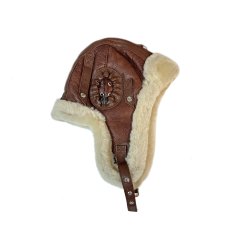 Saueskinnspilothatt Maverick BRUN