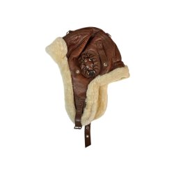 Saueskinnspilothatt Maverick BRUN