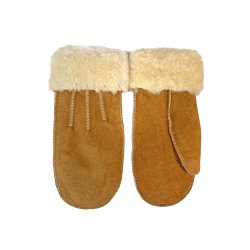 Skinnvotter LYS BRUN