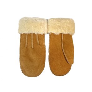 Skinnvotter LYS BRUN