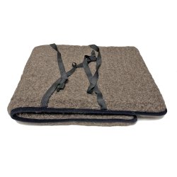 Sitteunderlag med rygg - Brun