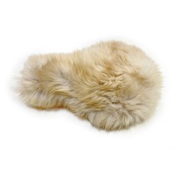 Sykkelsetetrekk - saueskinn. LYS BRUN / BEIGE