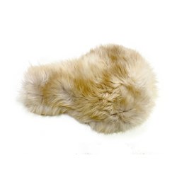 Sykkelsetetrekk - saueskinn. LYS BRUN / BEIGE