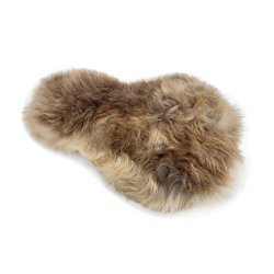 Sykkelsetetrekk - saueskinn. LYS BRUN.