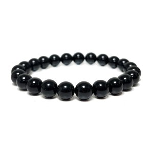 Turmalin sort 8 mm 19 cm