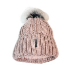 Ull lue med en naturlig pompong