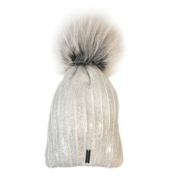 Ull lue med en naturlig pompong