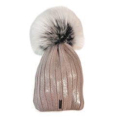 Ull lue med en naturlig pompong