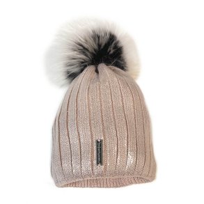 Ull lue med en naturlig pompong