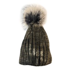 Ull lue med en naturlig pompong