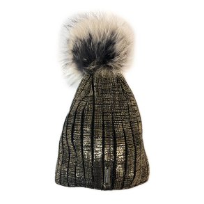 Ull lue med en naturlig pompong