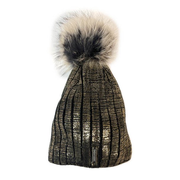 Ull lue med en naturlig pompong