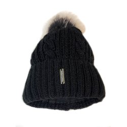 Ull lue med en naturlig pompong