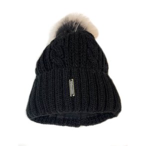 Ull lue med en naturlig pompong