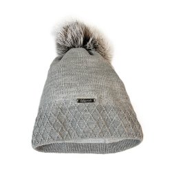 Ull lue med en naturlig pompong