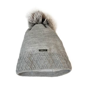 Ull lue med en naturlig pompong