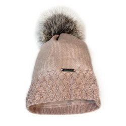 Ull lue med en naturlig pompong