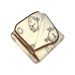 Ull pledd. Sau. 100 % merino ull. 