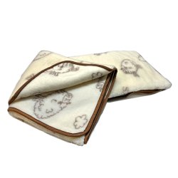 Ull pledd. Sau. 100 % merino ull. 