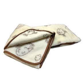 Ull pledd. Sau. 100 % merino ull. 