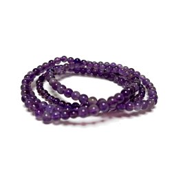 Ametyst 4 mm 19 cm
