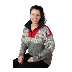 Nordlys �M�nstret� ullgenser med zip