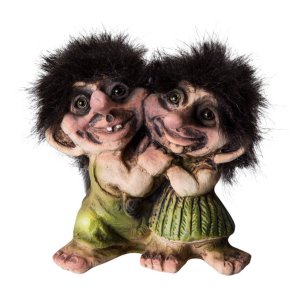 Troll jente og gutt (Troll nr. 029) 